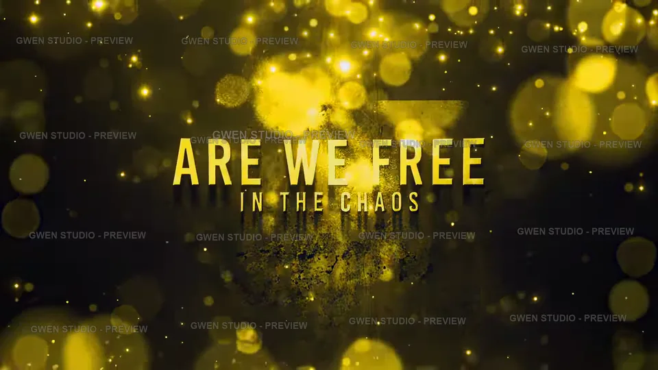 ARE WE FREE animated alert preview